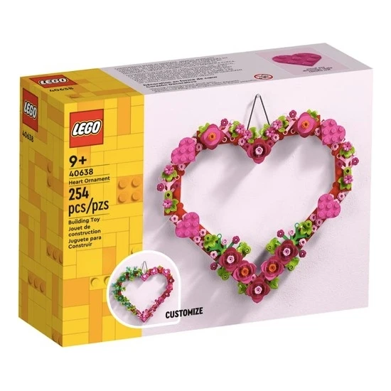 LEGO Iconic 40638 Dekoratif Kalp Sevgililer Günü (254 Parça)