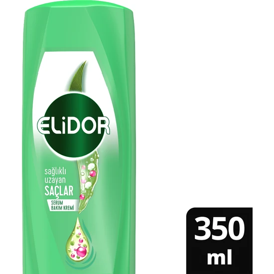 Elidor Superblend Serum Saç Bakım Kremi Sağlıklı Uzayan Saçlar Biotin Argan Yağı & Keratin 350 ml