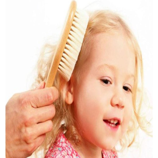 G&M Capella %100 Keçi Kılı Doğal Bebek Saç Fırças