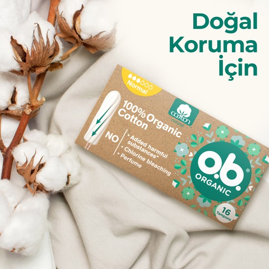 O.B. O.b Organic Normal Tampon 16'lı Paket Fiyatı