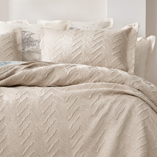 Yataş Bedding Curly Çift Kişilik Yatak Örtüsü Seti Bej Fiyatı