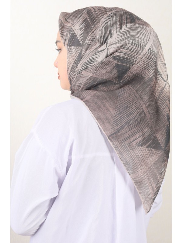 Scarfella Soft El Dikişli Eşarp Desen 144 Bej Haki 84 Fiyatı