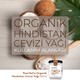 TheLifeCo Organik Hindistan Cevizi Yağı 150 ml (Soğuk Sıkım, Vegan)
