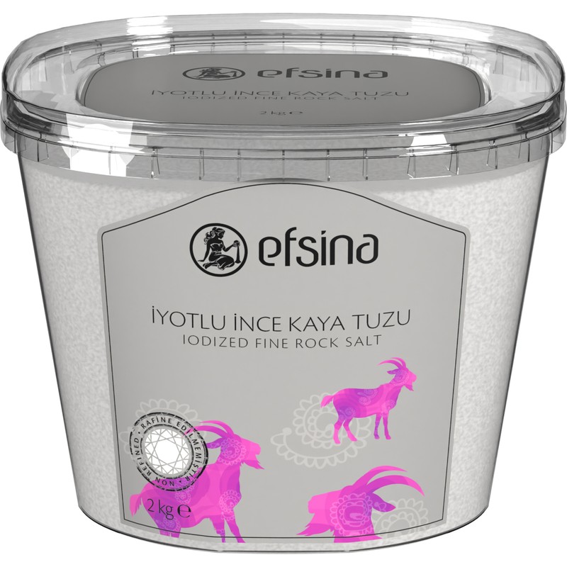 Efsina 2 KG İYOTLU İNCE KAYA TUZU