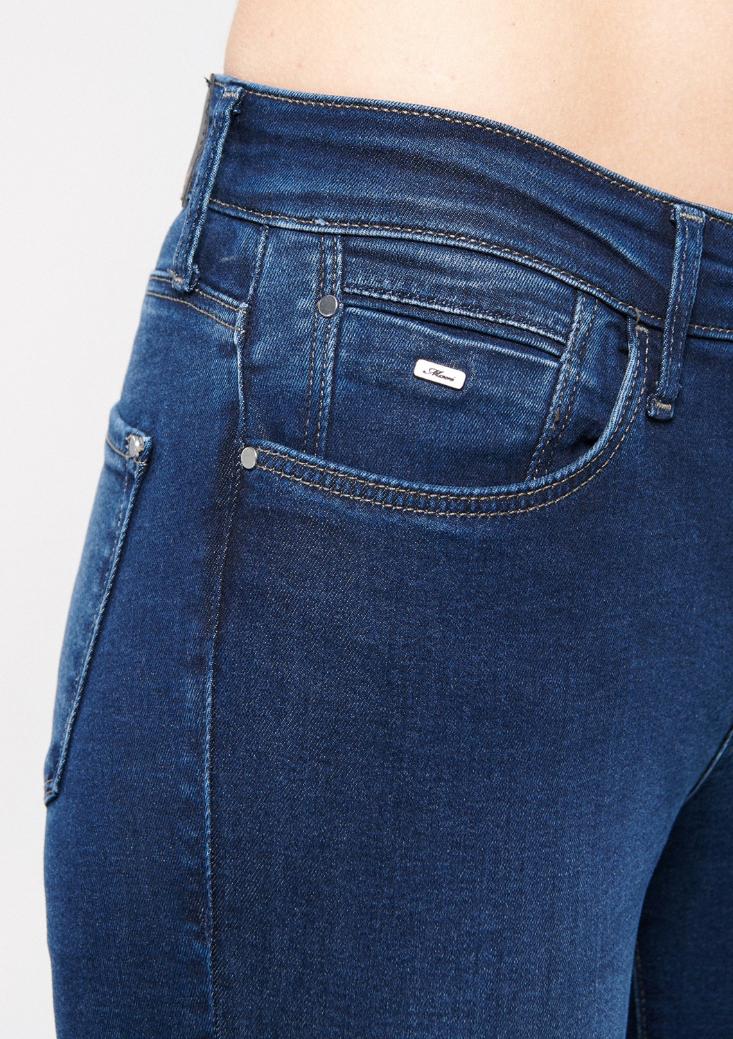 Mavi Molly Gold Klasik Koyu Mavi Jean Pantolon 1013684068 görsel 7