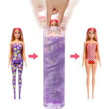 Barbie Color Reveal™ - Renk Değiştiren Sürpriz Barbie Meyve Deseni Elbiseli Bebekler