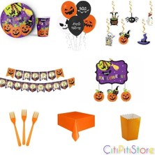 Çıtı Pıtı Store Halloween Cadılar Bayramı Parti Seti 8 Kişilik