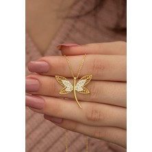 Nereze 925 Ayar Gold Yusufcuk Kolye Kadın Gümüş Kolye