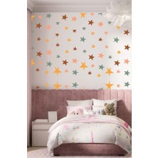 Lizpo Decor Renkli Yıldız 350 Adet Çocuk Odası Duvar Sticker Dekorasyon