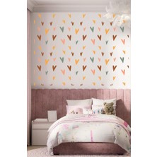 Lizpo Decor Renkli Kalp 210 Adet Çocuk Odası Duvar Sticker Dekorasyon
