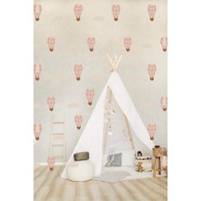 Lizpo Decor Balon ve Bulut Softduvar Sticker, Bebek ve Çocuk Odası Dekoratif Duvar Çıkartması