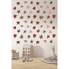 Lizpo Decor Rengarenk Yıldızlar 100 Adet Çocuk Odası Duvar Sticker Dekorasyon
