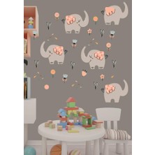 Lizpo Decor Sevimli Filler Çocuk Odası Duvar Sticker Dekorasyon