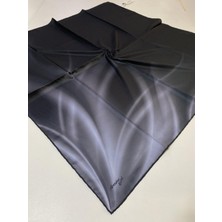 Armine Sport Twill (Tivil) Eşarp Degrade Geçişli Siyah Gri