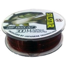 Silstar 1170 Carp Knock Out 300MT Monofilament Misina Kahverengi 0. 50 mm