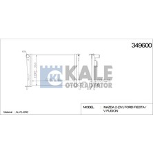 Kale Radyatör Ford Fıesta 01-08 Benzinli Fusion Mazda Iı (500X358X16) Al/pl/brz