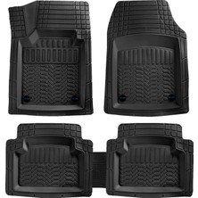 Kepmorpho Citron C4 Cactus 4d Havuzlu Oto Paspas Maximum Serisi Kesilebilir Model Siyah