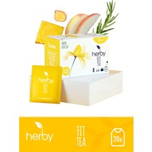 Herby Fit Tea Elma Sirkeli Ananaslı Diyete Destek Form Bitki Çayı