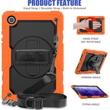 Generico Samsung Galaxy Tab A7 (2020) T500/T505 Case Orange Için (Yurt Dışından)