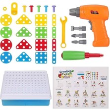 Birlik Toys URT014-001 Birlik, 3D Eğitici Matkap Seti Hayvanlar