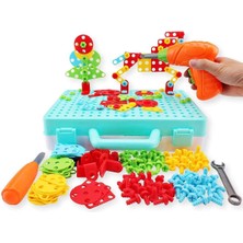 Birlik Toys URT014-001 Birlik, 3D Eğitici Matkap Seti Hayvanlar