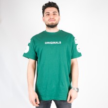 Jizyway Originals Baskılı Oversize Yeşil T-Shirt