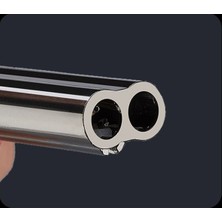 Capra Mini Çift Alevli Tüfek Çakmak Metal Tasarım Manyetorlu Çakmak