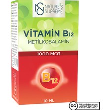 Nature's Supreme Vitamin B12 1000 Mcg Methylcobalamin 10 ml Sprey