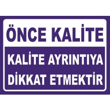 Vizyon Trafik Önce Kalite