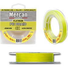 Mercan Pe Örgü Platinum 8x Ip 300 M Sarı Misina