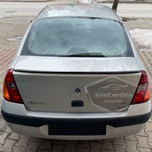 ŞüsCarOto Aksesuar Renault Clio 2 Symbol 1998-2008 Sedan Uyumlu Bagaj Üstü Spoiler Bagaj Çıtası Piano Black Parlak Siyah