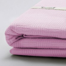 T. Concept %100 Pamuk Çift Kişilik 200X240 cm Pike Pembe