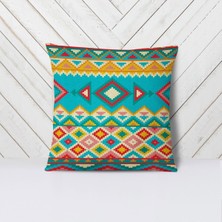 Armi Puf Etnik Renkli Kilim 4'Lü Kırlent Kılıfı-PLS23-45-46