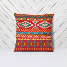 Armi Puf Etnik Renkli Kilim 4'Lü Kırlent Kılıfı-PLS23-45-46