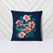 Armi Puf Tropik Flamingo 4'Lü Kırlent Kılıfı-PLS21-26-27