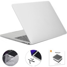 Xfashion Macbook Pro 14 Inç (2021) A2442 (Abd Sürümü) Mat Kaplama Sert Pc Dizüstü Bilgisayar Kapağı + Tpu Klavye Cilt + Silikon Toz Tapaları (Yurt Dışından)