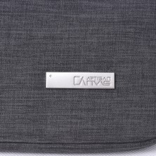 Canvas Artisan L2-02 Business Style Laptop Depolama Kılıfı Pu Dergi Slim Taşıma Çantası 13 Inçlik Defter Için Şok Geçirmez Astar (Yurt Dışından)