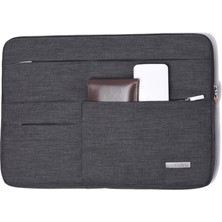 Canvas Artisan L2-02 Business Style Laptop Depolama Kılıfı Pu Dergi Slim Taşıma Çantası 13 Inçlik Defter Için Şok Geçirmez Astar (Yurt Dışından)