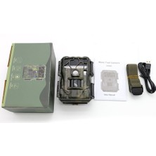 Techmore KH-661 Hareket Sensörlü 20 Megapixel IP66 Su Geçirmez Fotokapan Avcı Kamera Foto Kapan
