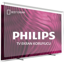 Best Ekran Phılıps 48PFK5500 Tv Ekran Koruyucu - Philips 48" Inç Tv 122 Ekran Şeffaf Koruma Paneli