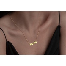 Nida Jewelry 925 Ayar Gümüş Isim Kolye