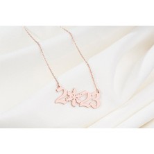 Nida Jewelry 925 Ayar Gümüş Yıl Kar Tanesi Kolye