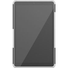 SZYKD Lenovo Tab M8 (2020) TB-8705F 8.0 Inç Lastik Doku Kasası Beyaz (Yurt Dışından)