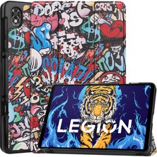 SZYKD Lenovo Legion Y700 Graffiti Için Custer Boyalı Tablet Kılıfı (Yurt Dışından)