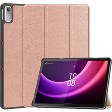 SZYKD Lenovo Sekmesi Için Deri Akıllı Tablet Kasası P11 Gen 2 Gül Altın (Yurt Dışından)