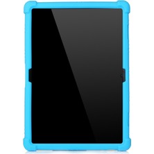 SZYKD Tablet Pc Silikon Koruyucu Kılıf Görünmez Braket Gökyüzü Mavisi (Yurt Dışından)