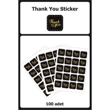 Lizpo Decor Thank You Sticker Etiket 5