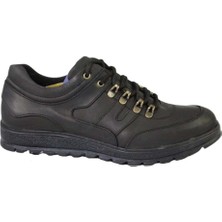 Moda Ayakkabı 6428 Siyah Kışlık Erkek Ayakkabı