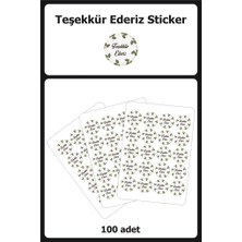 Lizpo Decor Thank You Sticker Etiket 13