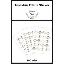 Lizpo Decor Thank You Sticker Etiket 9